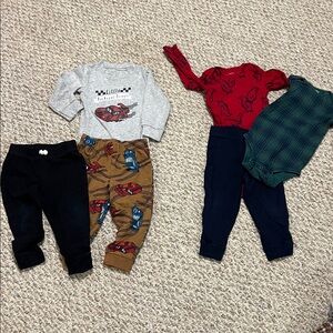 Carters Long Sleeve body Shirt and Pants (2). Sets 18 months